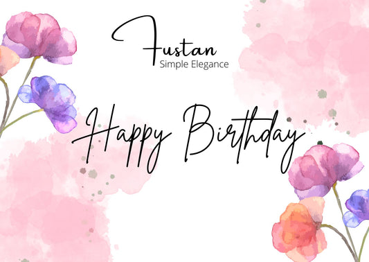Fustan Happy Birthday Gift Card 🎂